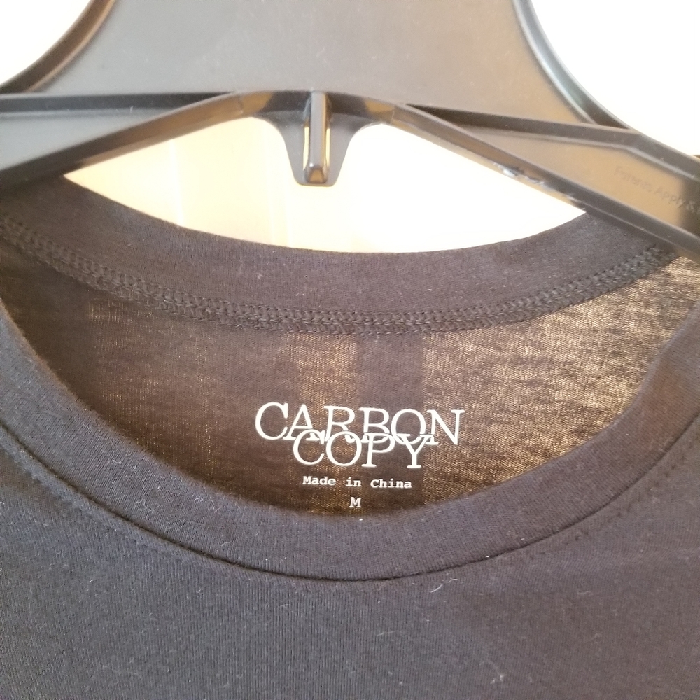 Carbon Copy T Shirt Out of Office Black M - Picture 4 of 7